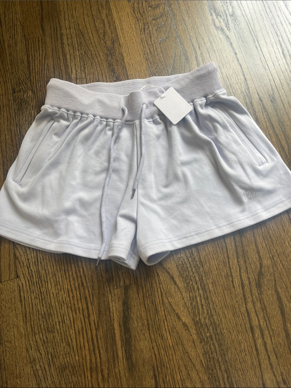 hazel Light Lavender Athletic Drawstring Shorts